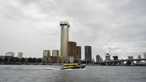 Der Zalmhaven Tower Neubau Rotterdam Juli 2021 Rotterdam Niederlande — Stockfoto