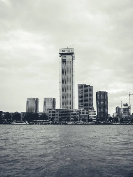 Zalmhaven Tower New Building Rotterdam Juillet 2021 Rotterdam Pays Bas — Photo