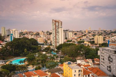 Sao Paulo 'nun kuzey kısmının ufuk çizgisi. 6 Ekim 2025. Sao Paulo, Brezilya. 6 Ekim 2025.