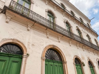 Pele Müzesi, Santos, Brezilya 'nın eski merkezinde. 15 Kasım 2025.