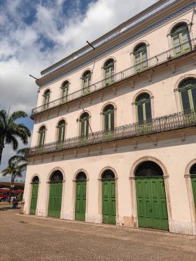 Pele Müzesi, Santos, Brezilya 'nın eski merkezinde. 15 Kasım 2025.