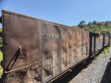 Kargo vagonları, Ruritibe ve Morretes arasında. Brezilya. 11 Aralık 2025.