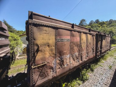 Kargo vagonları, Ruritibe ve Morretes arasında. Brezilya. 11 Aralık 2025.