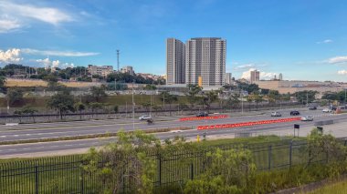 11 Januari 2026. Sao Paulo SP, Brezilya. Sao Paulo 'nun doğusundaki otoyol..