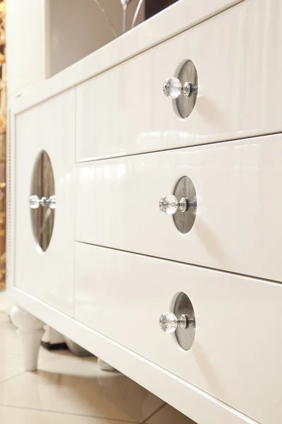 Furniture,drawer,dresser,closet,handle,metal,wood,decoration — Stock Photo, Image