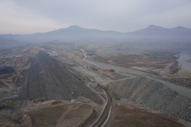 yollar, Barajlar, su, inşaat, tünel, göletler, dağlar, köprüler