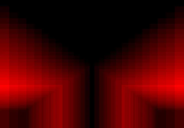 Padrão quadrático vermelho na cor geométrica — Fotografia de Stock