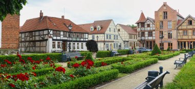 Cityscape of Tangermunde (Saxony-Anhalt, Germany) clipart