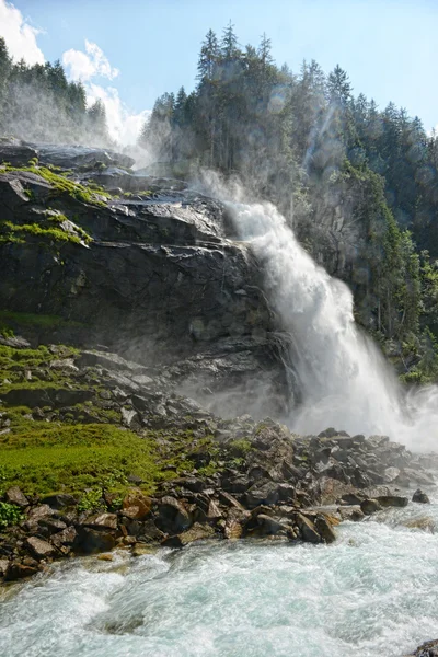Καταρράκτες Krimml στην υψηλή Tauern National Park (Αυστρία) — Φωτογραφία Αρχείου
