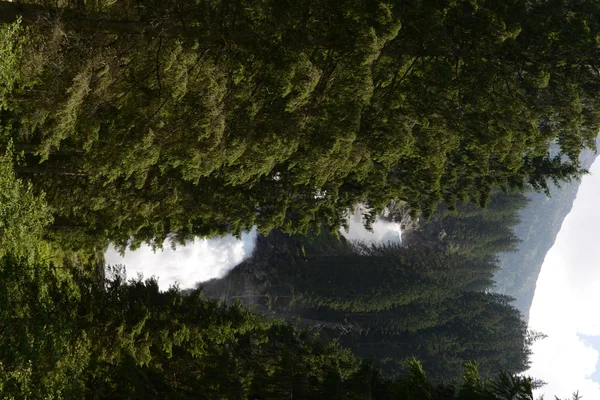 Cascate di Krimml nel Parco Nazionale degli Alti Tauri (Austria ) — Foto Stock