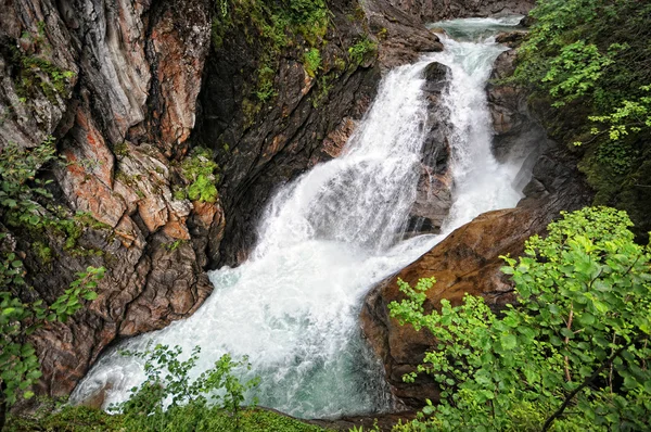 Krimml Waterfalls in  High Tauern National Park (Austria) — Stock Photo, Image