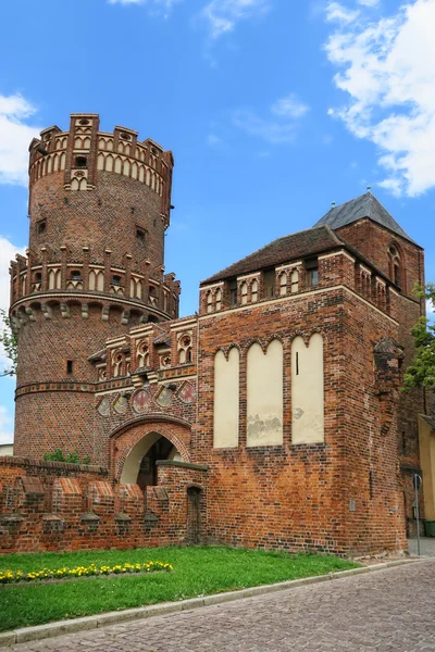 Histórica torre mural de Tangermuende (Sajonia-Anhalt, Germa — Foto de Stock