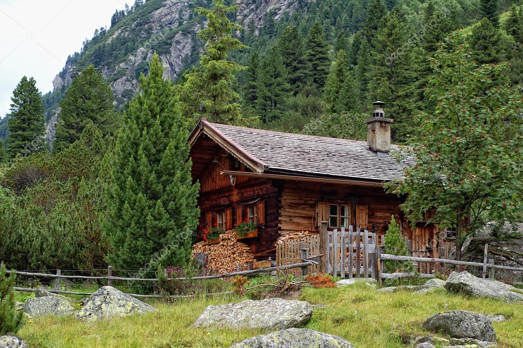 Traditional House At Krimmler Achental Austria Next To Krimml
