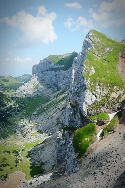 Πεζοπορία στην Rofan βουνό aeria στο Τιρόλο (Αυστρία) — Φωτογραφία Αρχείου