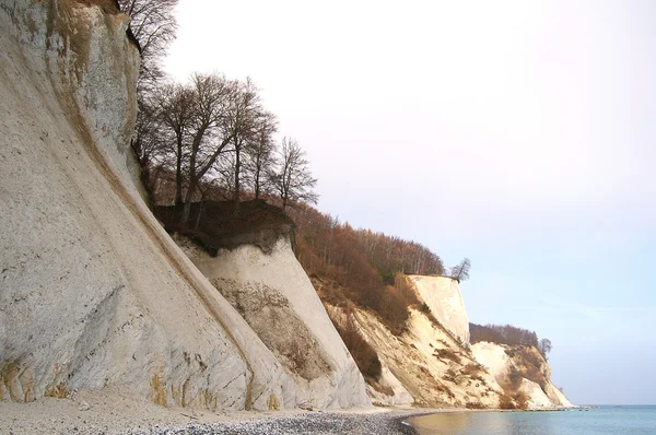 Krita på Rugen isle på nationalparken Jasmund klippor på cliff — Stockfoto