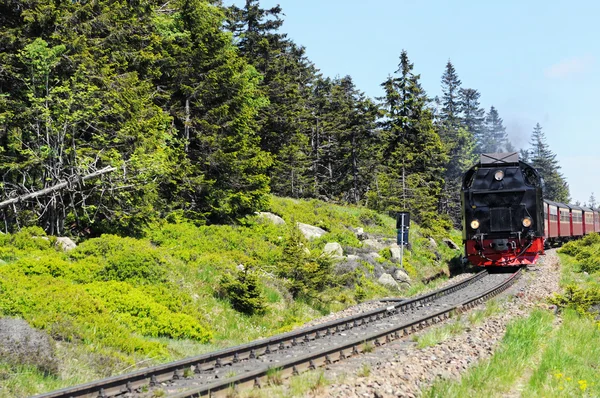 Ferrocarril a Brocken Mountain — Foto de Stock