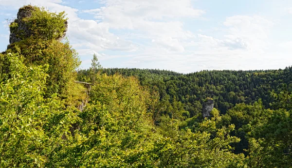 Sandstone rocks of Tüchersfeld — Φωτογραφία Αρχείου