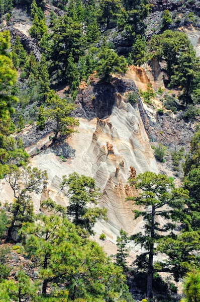 Βραχώδης σχηματισμός Paisaje σεληνιακό, Θόαντα τοπίο στην Τενερίφη — Φωτογραφία Αρχείου