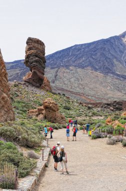 İnsanlar taş oluşumu roques de garcia ziyaret