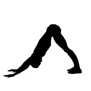 dijital siluet erkek spor eğitimi eğilimi