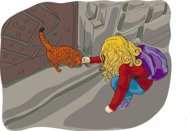 Kız ve Kedi