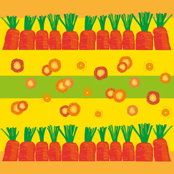 Carrot background — Stock Vector