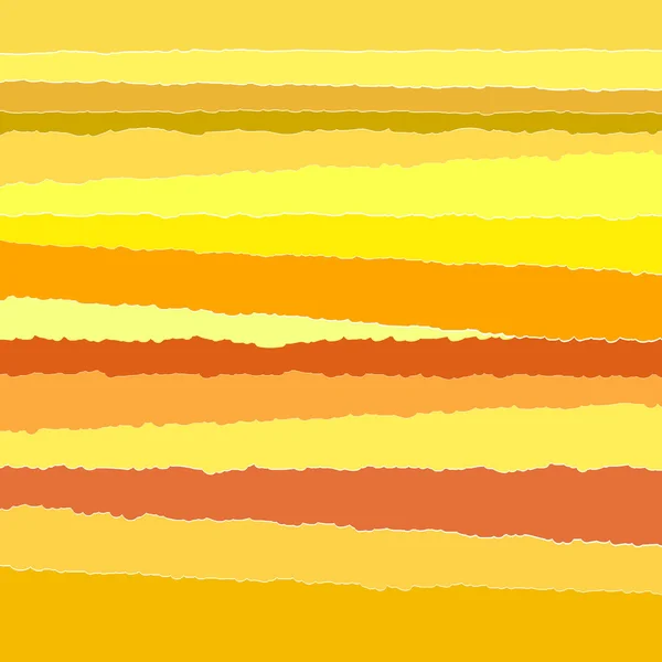 Achtergrond strepen gescheurd papier geel — Stockvector