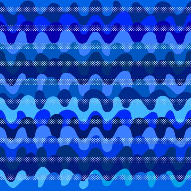 sorunsuz doodle dalgalar deniz