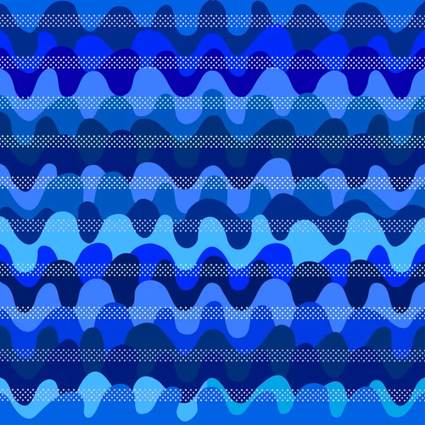 Бесшовные каракули морских волн — стоковый вектор