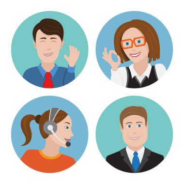 Office insanlar Icon set
