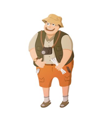 şişman turist