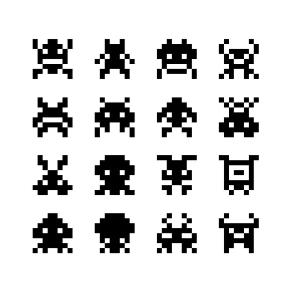 Pixel Monstruos Gráficos vectoriales