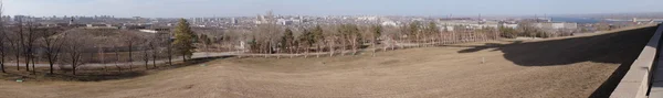 Panorama memorial karmaşık Mamayev Kurgan kuzey bölümü şehrin 7 dibinde.