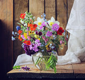 Картина, постер, плакат, фотообои "still life with a spring bouquet.", артикул 110841426