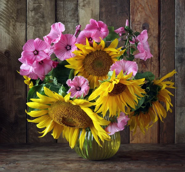Bouquet of sunflowers. — Stock Photo, Image