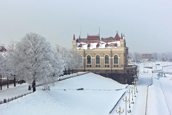 Зимний город — стоковое фото