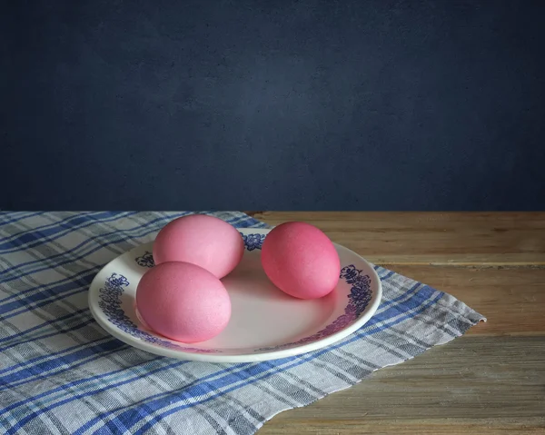 Multi-colored Easter eggs — Stock Photo, Image