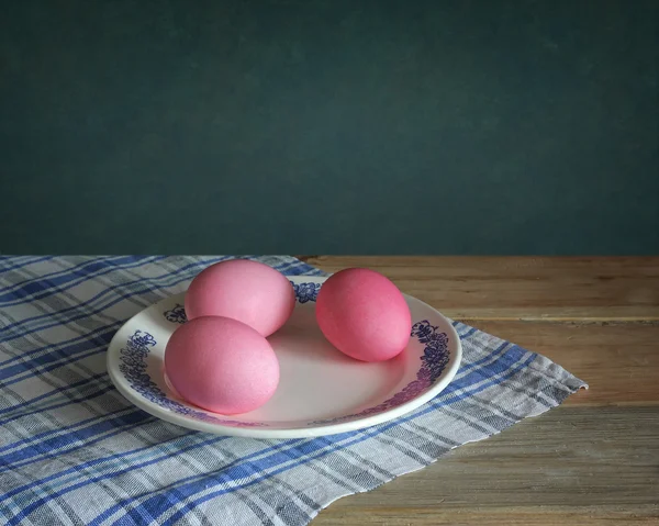 Huevos de Pascua multicolores — Foto de Stock