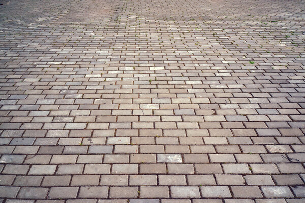 Paving from figured tiles