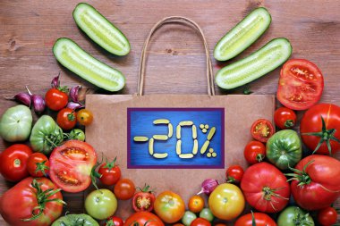  A still life with vegetables. Discount: -20%