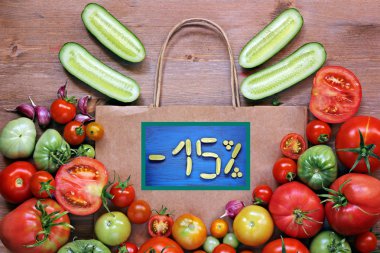  A still life with vegetables. Discount: -15%