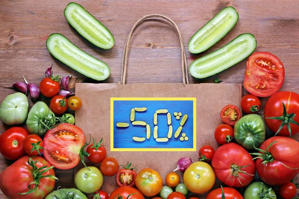  A still life with vegetables. Discount: -50%