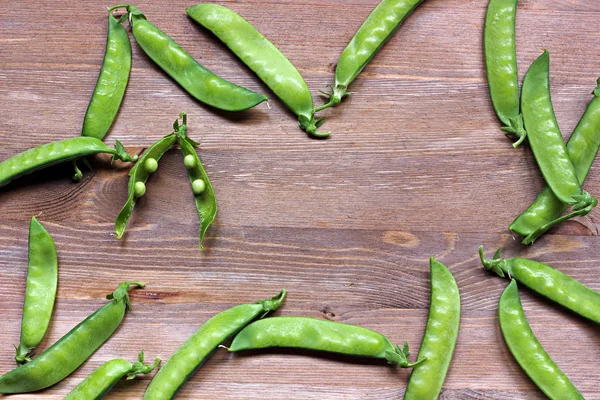Yeşil bezelye kabukları