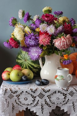 Natürmort Aster buket