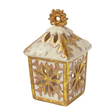 Yeni yıl Festival lamba. İzole.