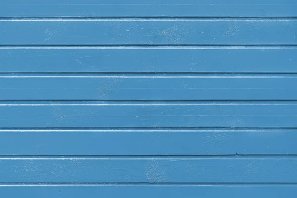 Pared de las tablas pintadas con pintura al óleo azul . — Foto de Stock