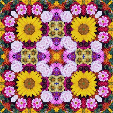 Çiçek arka plan. Bir çiçek Dürbünü etkisi.