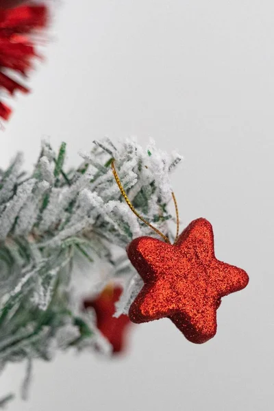 Weihnachtsbaum Mit Weihnachtsschmuck — Stockfoto