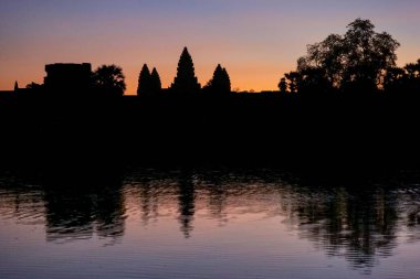 Kamboçya 'da Ankor Wat' ta gün doğumu