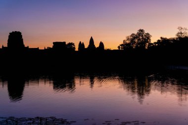 Kamboçya 'da Ankor Wat' ta gün doğumu